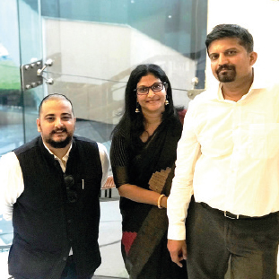 (L-R) Vishal Khutel & Sindu Aven, Co-Founders,Pradeep Pillai, CEO & Co-Founder (L-R) Vishal Khutel & Sindu Aven, Co-Founders,Pradeep Pillai, CEO & Co-Founder